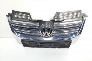 Grila bara fata centrala cu sigla cromata, cod 1K5853651, Vw Golf 5 Variant (1K5) (id:473480) din dezmembrari