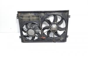 Grup electroventilatoare, cod 1K0121207AA, Vw Touran (1T1, 1T2) 2.0 TDI, BKD (idi:476151) din dezmembrari