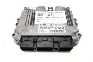 Calculator motor Bosch, cod 9663268380, 0281012468, Citroen C4 (I) coupe, 1.6 HDI, 9HX (idi:483174) din dezmembrari