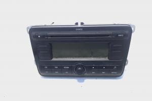 Radio CD, cod 5J0035161A, Skoda Fabia 2 Combi (5J, 545) (id:496125) din dezmembrari