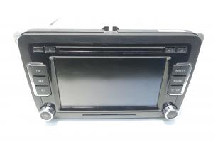 Radio CD, cod 5K0035190B, VW Golf 6 Cabriolet (517) (idi:488703) din dezmembrari