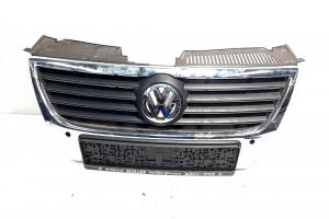 Grila bara fata centrala cu sigla si loc senzori, VW Passat (3C2) (idi:520386) din dezmembrari