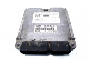 Calculator motor, cod 038906019AM, 0281010091, VW Golf 4 (1J1), 1.9 TDI, AJM (id:526830) din dezmembrari