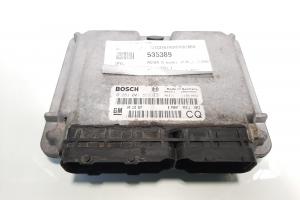 Calculator motor, cod 09133267, 0281001869, Opel Astra G Sedan (F69), 2.0 DTI, Y20DTH (idi:535389) din dezmembrari