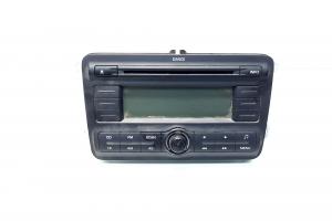 Radio CD, cod 5J0035161A, Skoda Fabia 2 Combi (5J, 545) (id:547002) din dezmembrari