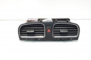 Grila aer bord centrala cu buton avarii, VW Golf 6 Variant (AJ5) (id:557458) din dezmembrari