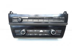 Display climatronic cu butoane comenzi radio, cod 9236483-01, Bmw 5 Touring (F11) (idi:554167) din dezmembrari