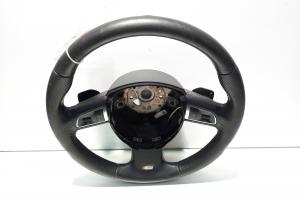 Volan piele cu comenzi si padele, Audi A4 (8K) (idi:569392) din dezmembrari