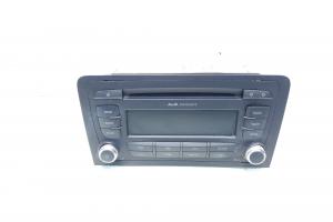 Radio CD, cod 8P0035186AB, Audi A3 Cabriolet (8P7) (id:586242) din dezmembrari