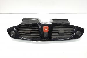 Grila aer bord centrala cu buton avarii, Renault Scenic 3 (id:598278) din dezmembrari
