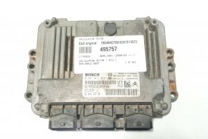 Calculator motor, cod 9664843780, 0281013872, Citroen C4 (I) coupe, 1.6 HDI, 9HX (idi:495757) din dezmembrari