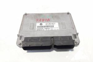 Calculator motor ECU, cod 047906033H , Skoda Fabia 1 (6Y2), 1.4 MPI, AQW (id:644992) din dezmembrari