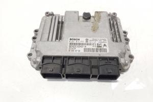 Calculator motor ECU Bosch, cod 9664843780, 0281013872, Citroen C4 (I) sedan, 1.6 HDI, 9HZ (idi:648001) din dezmembrari