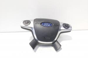 Airbag volan cu comenzi, cod EM51-R042B85-AA, Ford Focus 3 Sedan (idi:647043) din dezmembrari