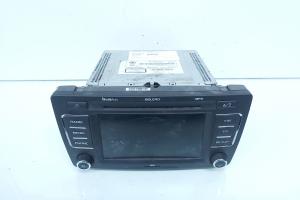 Radio cd cu mp3 si card, cod 1Z0035156G, Skoda Octavia 2 (1Z3) (idi:664695) din dezmembrari