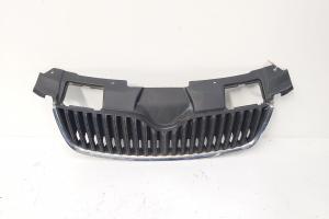 Grila bara fata centrala, cod 5J0853668A, Skoda Fabia 2 (5J, 542) (id:666664) din dezmembrari