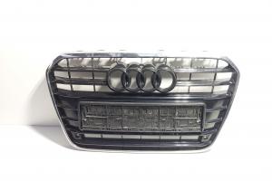 Grila bara fata centrala sus cu sigla cu loc de senzori, Audi A6 (4G2, C7) (id:671522) din dezmembrari