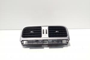 Grila aer centrala cu butoane si comenzi, cod 6C0819728, Vw Polo (6R) (id:390263) din dezmembrari