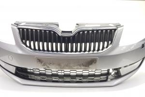 Bara fata cu proiectoare si loc spalatoare far, cod 5E0807221, Skoda Octavia 3 (5E3) (id:676666) din dezmembrari