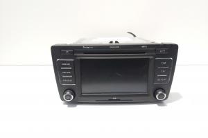 Radio cd cu mp3 si card, cod 1Z0035156G, Skoda Octavia 2 Scout (1Z5) (idi:675907) din dezmembrari