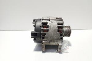 Alternator 140A, Valeo, cod 03L903023A, VW Beetle Cabriolet (5C7), 1.6 TDI, CAY (idi:627461) din dezmembrari
