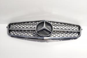 Grila bara fata centrala cu sigla, Mercedes Clasa C (W204) facelift (id:685311) din dezmembrari