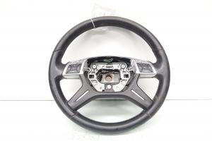 Volan piele cu comenzi, cod A2464601503, Mercedes Clasa C (W204) (id:691856) din dezmembrari