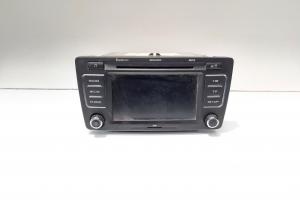 Radio CD cu MP3 si card, cod 1Z0035156G, Skoda Octavia 2 Combi (1Z5) (id:699838) din dezmembrari