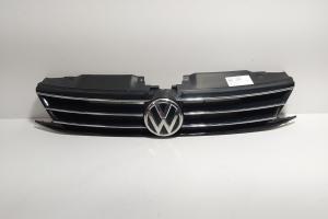 Grila bara fata centrala sus cu sigla, cod 5C6853655F, Vw Jetta 4 (6Z) facelift (id:702615) din dezmembrari