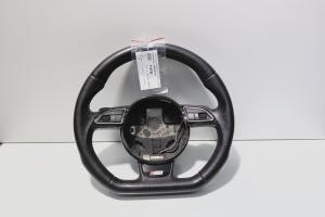 Volan piele perforata cu comenzi si padele, cod 8K0419091CP, Audi A4 Avant (8K5, B8) (idi:712756) din dezmembrari