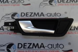 Maner interior stanga spate, 8R0839019, Audi Q5 (8R) (id:194432) din dezmembrari