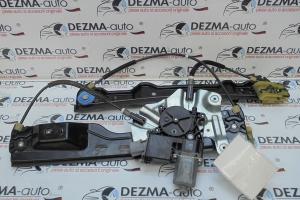 Macara cu motoras stanga fata, GM13350757, Opel Astra J din dezmembrari