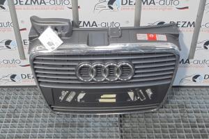 Grila bara fata centrala cu sigla, Audi A4 (8EC, B7) din dezmembrari