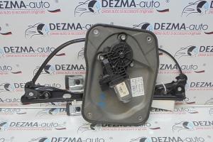 Macara cu motoras stanga fata, 5J2837401B, 6Q1959802E, Skoda Fabia 2 (5J) din dezmembrari
