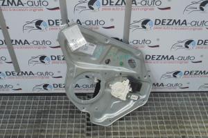 Macara cu motoras stanga spate 1K9839755A/1K0959703P, Vw Golf 5 Variant (1K5) (id:275497) din dezmembrari