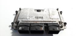 Calculator motor, cod 9637839580, 0261206633, Citroen C4 (I) coupe, 1.6 benz, NFU (idi:492039)