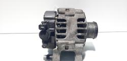 Alternator 90A, Valeo, cod 9665580680, Peugeot, 1.6 HDI, 9HX (pr:110747)