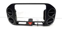 Grila aer bord centrala, cod 5M0858071K, Vw Golf 6 Plus (id:523720)