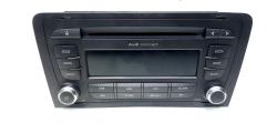 Radio CD, cod 8P0035186P, Audi A3 (8P1) (id:525329)