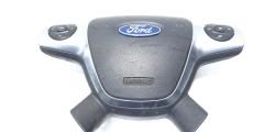 Airbag volan cu comenzi, cod AM51-R042B85-CDW, Ford Focus 3 Sedan (idi:556416)