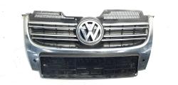 Grila bara fata centrala cu sigla si loc senzori parcare, cod 1K5853653C, Vw Jetta 3 (1K2) (id:581652)