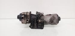 Carcasa filtru ulei cu racitor ulei, cod 045115389C, VW Golf 4 (1J1), 1.9 TDI, AXR (id:604575)
