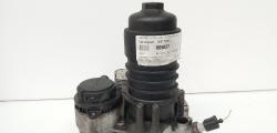 Carcasa filtru ulei cu racitor ulei, cod 059115397L, Audi A6 (4F2, C6), 3.0 TDI, BMK (id:665027)