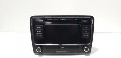 Radio cd cu bluetooth, cod 3T0035156F, Skoda Superb II Combi (3T5) (id:677745)