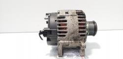 Alternator 140A, Valeo, cod 06F903023C, Audi A3 (8P1) 1.9 TDI, BXE (idi:648429)