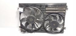 Grup electroventilatoare, cod 1K0121207AA, Skoda Octavia 2 Combi (1Z5) 2.0 TDI, CBA (id:684410)