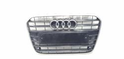 Grila bara fata centrala sus cu sigla cu loc de senzori, cod 4G0807233, Audi A6 Avant (4G5, C7) (id:684111)