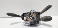 Man semnalizare cu bloc lumini si man comenzi audio cu man stergatoare si spirala volan, cod 96667318XT, Peugeot 3008 (id:689233