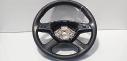 Volan piele cu comenzi, cod 3T0419091AH, Skoda Superb II (3T4) (id:690130)
