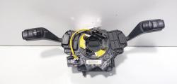 Man semnalizare cu man stergator si spirala volan cu man comenzi radio, cod 4M5T-14A664-AB, Ford Focus 2 Sedan (DA) (idi:696937)